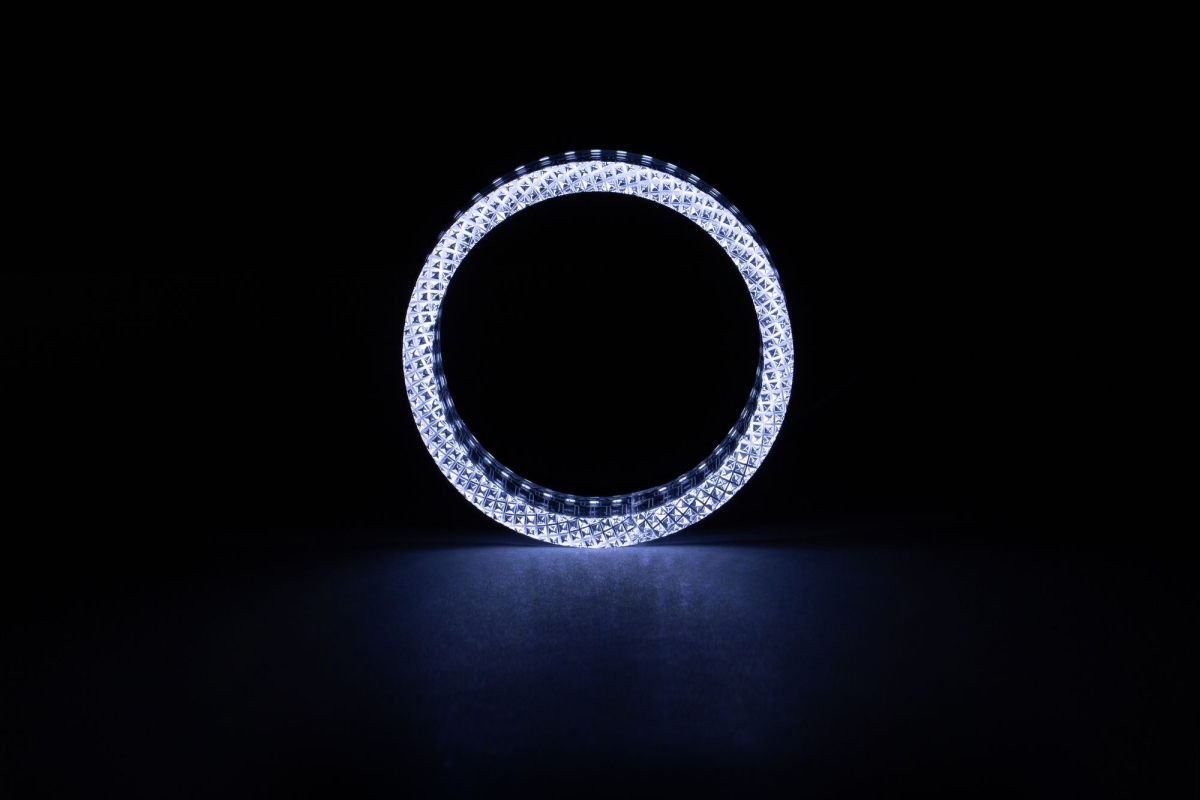 Ангельские глазки на линзу 3,0" белые, форма круглая