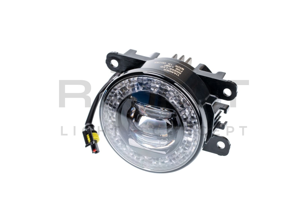 Светодиодная противотуманная фара OPTIMA LED FOG LIGHT 998 Nissan/Honda 90мм, 9W/2W, 5500K, 9-18V