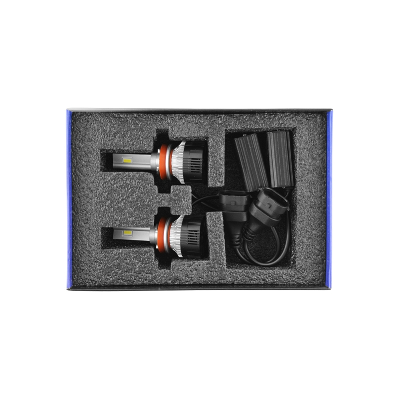 Светодиодные лампы MTF Light MaxBeam, H11/H9, 6000K, 5000 лм, 55 Вт, комплект 2 шт. Светодиодные лампы MTF Light MaxBeam, H11/H9, 6000K, 5000 лм, 55 Вт, комплект 2 шт.