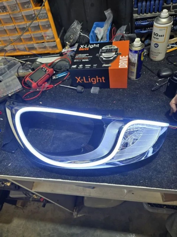 Интеграция гибких ДХО Optima Flex в фару Solaris