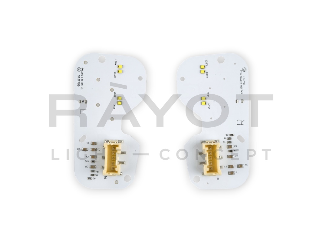Платы ДХО AUDI Q5 8R (2012-2017) LED, Цвет: Белый, к-т на 2 фары