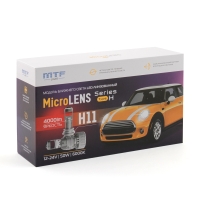 Светодиодные линзы H11/H8/H16 MTF LIGHT серии MicroLENS 12/24V, 55W, 6000K, 4000LM Светодиодные линзы H11/H8/H16 MTF LIGHT серии MicroLENS 12/24V, 55W, 6000K, 4000LM