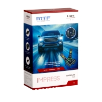 Светодиодные лампы MTF Light IMPRESS, HB4 (9006), 6000K, 2100 лм, 21 Вт, штатный размер, комплект 2 шт. Светодиодные лампы MTF Light IMPRESS, HB4 (9006), 6000K, 2100 лм, 21 Вт, штатный размер, комплект 2 шт.