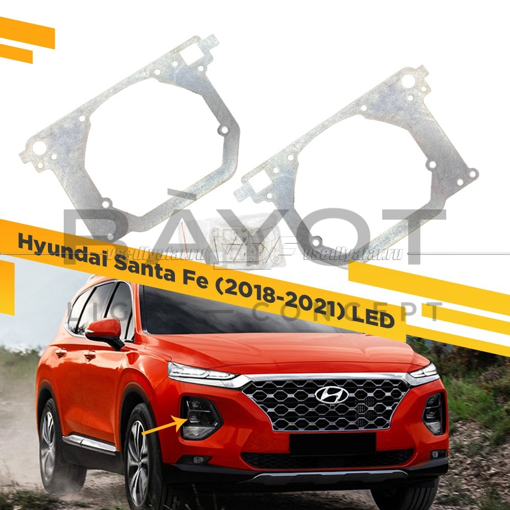 Переходные рамки для Hyundai SANTA FE 2018-2022 (v1)