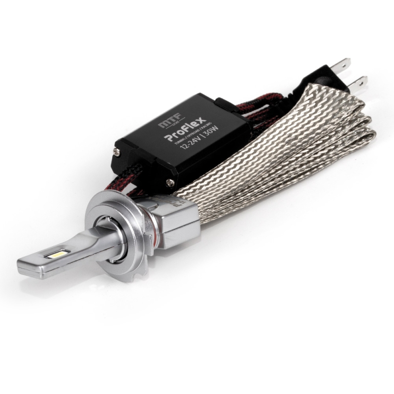 Светодиодные лампы H7/H18, MTF Light, ProFLEX, 12–24V, 30W, 3000lm, 6000K, без кулера Светодиодные лампы H7/H18, MTF Light, ProFLEX, 12–24V, 30W, 3000lm, 6000K, без кулера