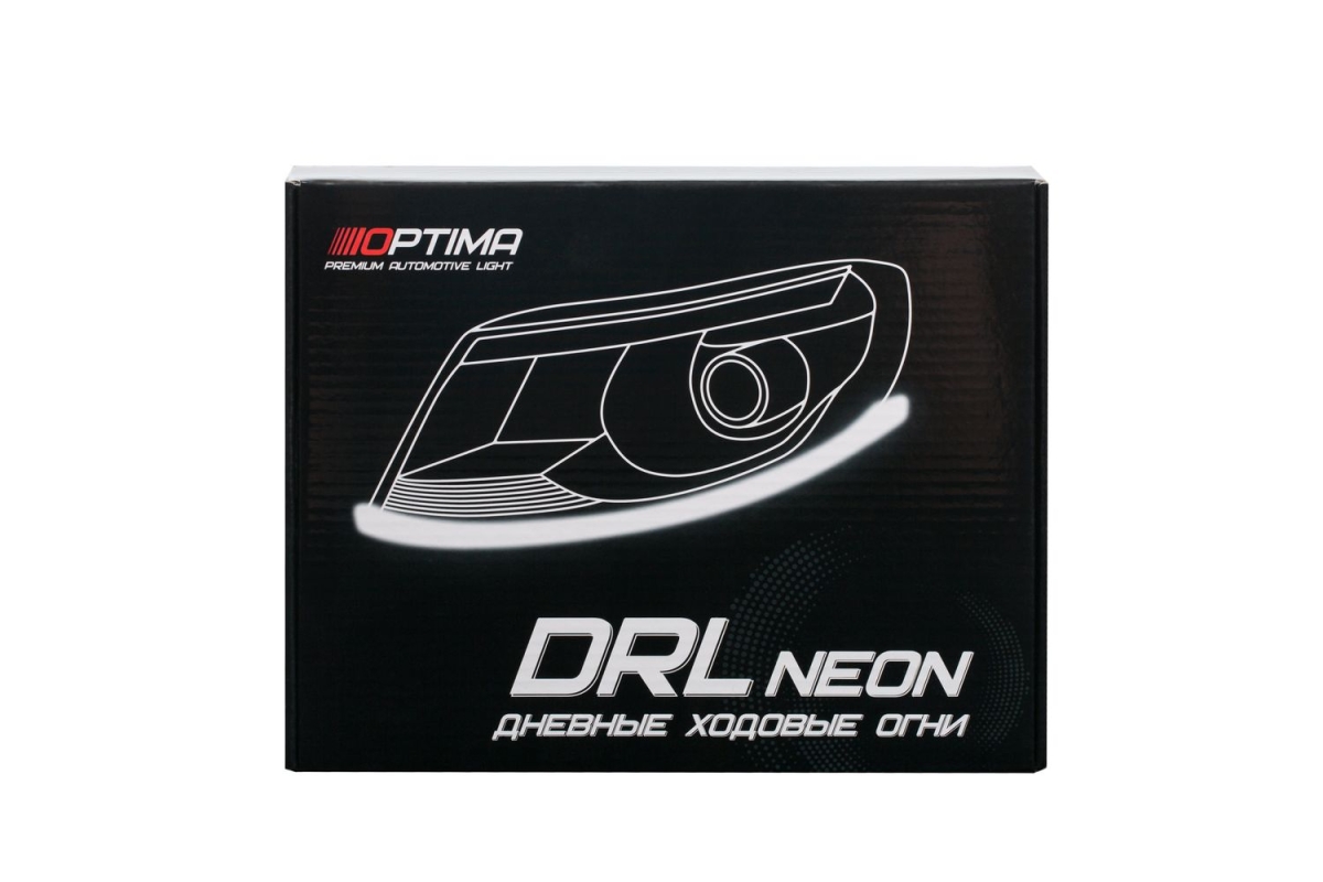 Гибкие ДХО NEON RUNNING 60см&times;2, 200Lm, 7500K/2800K, 12V (Холодный Белый+Жёлтый, с поворотником)