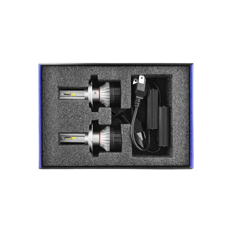 Светодиодные лампы MTF Light MaxBeam, H4, 6000K, 5000 лм, 55 Вт, комплект 2 шт. Светодиодные лампы MTF Light MaxBeam, H4, 6000K, 5000 лм, 55 Вт, комплект 2 шт.