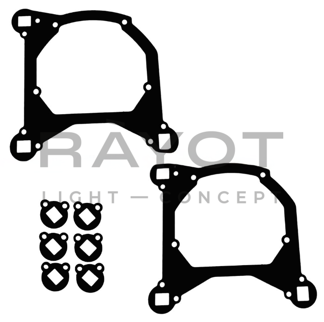 Переходные рамки для Kia Picanto (2011-2015) (2шт)