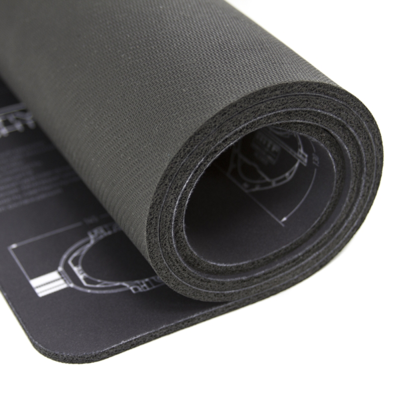 Коврик MTF Light BiLED — мягкий, чёрный, 90×40 см, шт.