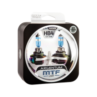 Галогенные лампы MTF Light ARGENTUM +80% — 12В, 55Вт, усиленная яркость, комплект HB4