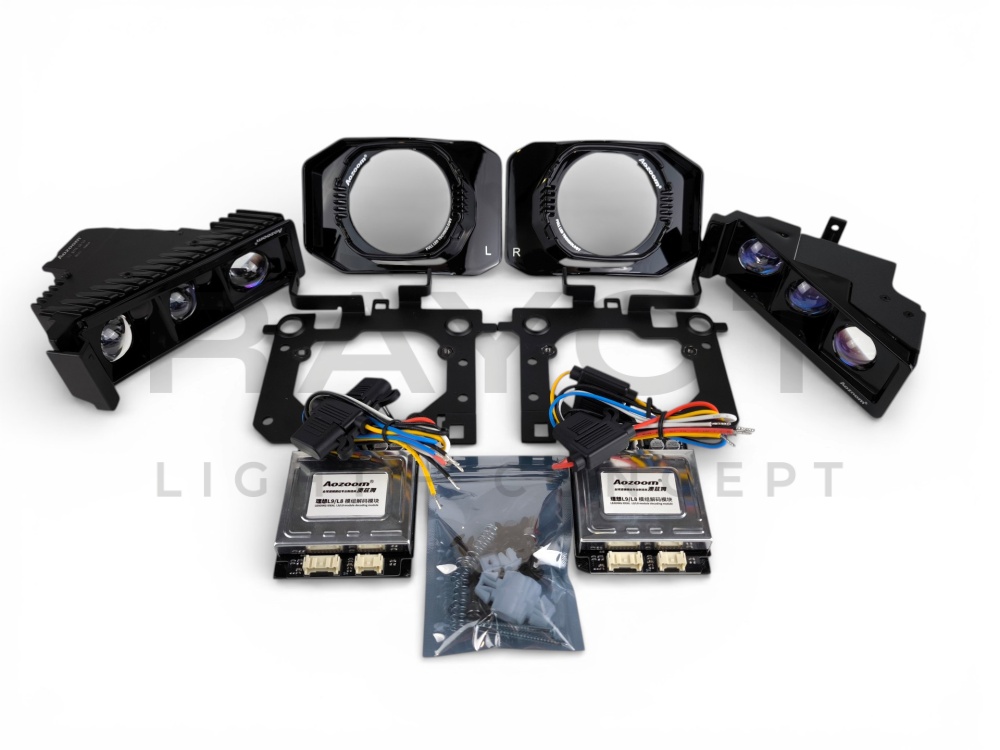Установочный комплект Aozoom для Lixiang L8/L9 (рамки, обманки, модули в секцию дальнегоо света)