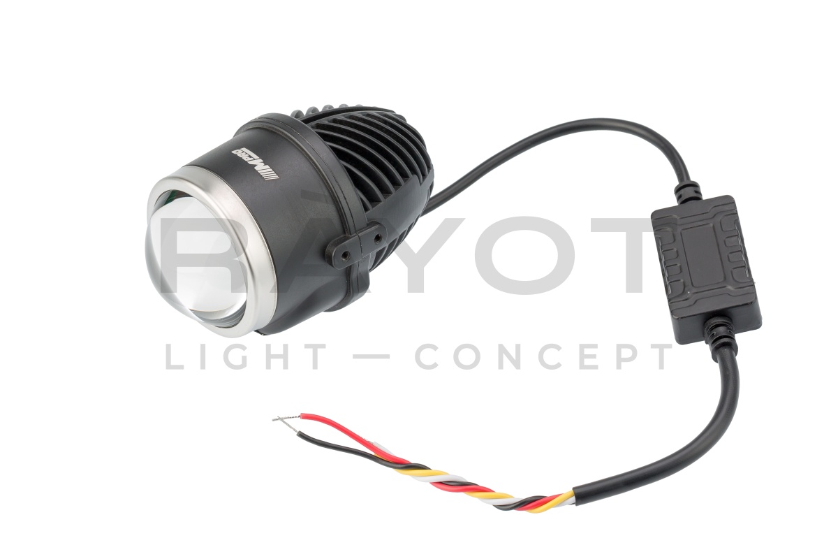 Светодиодные би-линзы Optima LED FOG Lens M-PRO 2,0", 5500K, Комплект 2 шт.
