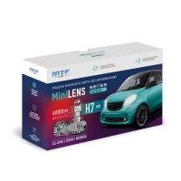 Светодиодные линзы H7 MTF LIGHT серии MiniLENS 12/24V, 55W, 6000K, 4000LM Светодиодные линзы H7 MTF LIGHT серии MiniLENS 12/24V, 55W, 6000K, 4000LM