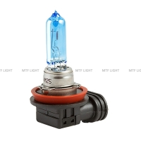 Галогенные лампы MTF Light VANADIUM — 12В, 55Вт, усиленный белый свет, комплект H9 x VANADIUM 5000K