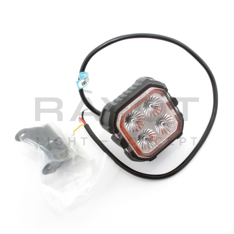 Светодиодный прожектор MTF LIGHT двухрежимный, серия POD LIGHT, 12-24В, 20Вт, 1500лм, 6000К, шт.