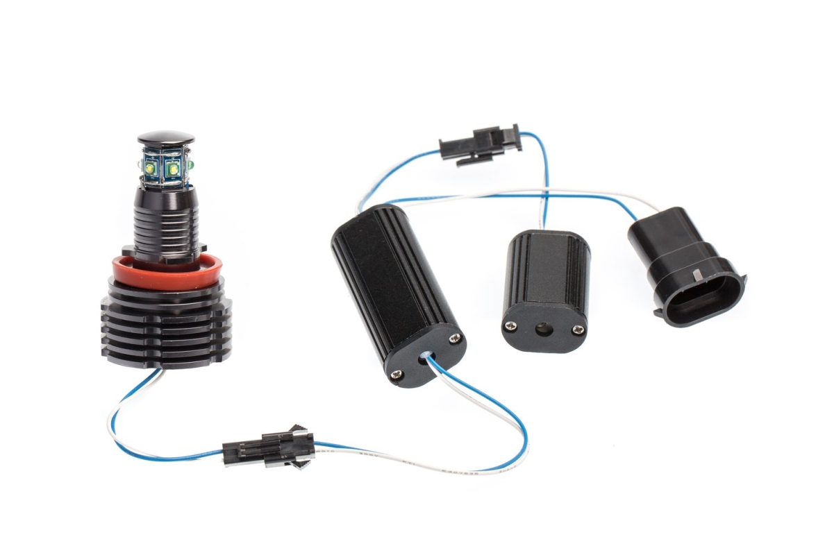 Светодиодный маркер BMW Angel Eyes Optima Premium H8, 60W, 2000Lm, 5100K, 12V (CREE XT‑E*6LED, компл. 2 шт)