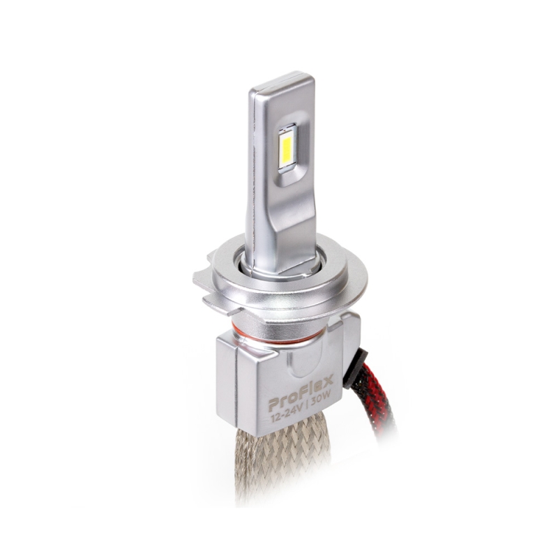 Светодиодные лампы H7/H18, MTF Light, ProFLEX, 12–24V, 30W, 3000lm, 6000K, без кулера Светодиодные лампы H7/H18, MTF Light, ProFLEX, 12–24V, 30W, 3000lm, 6000K, без кулера
