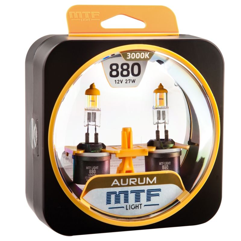 Галогенные&nbsp;автолампы&nbsp;MTF&nbsp;Light&nbsp;серия&nbsp;AURUM&nbsp;Н27(880),&nbsp;12V,&nbsp;27W,&nbsp;комп.