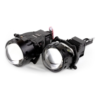 Светодиодные модули ближнего/дальнего света MTF Light  WideBeam, линзованные, бескорпусные, 12В, 53/65Вт, 6000К, 3 дюйма, компл. 2шт.
