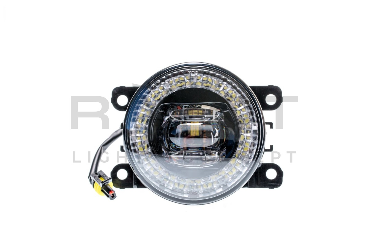 Светодиодная противотуманная фара OPTIMA LED FOG LIGHT 998 Nissan/Honda 90мм, 9W/2W, 5500K, 9-18V