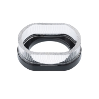 Ангельские глазки на линзу 3,0" белые, форма овал