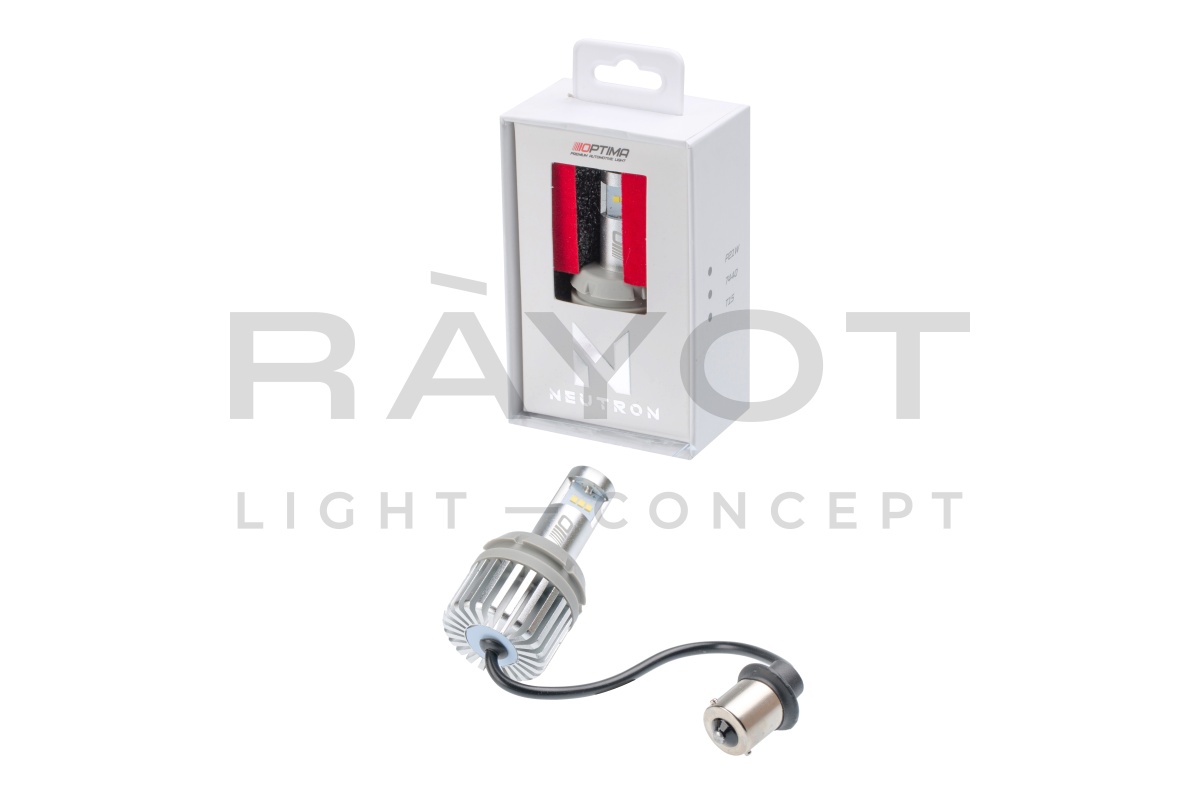 Лампа заднего хода P21W, Optima LED NEUTRON, 5000K, 18W, 10-30V, 1 лампа