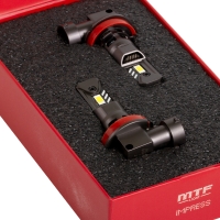 Светодиодные лампы MTF Light IMPRESS, H11/H8/H9/H16, 6000K, 2100 лм, 21 Вт, штатный размер, комплект 2 шт. Светодиодные лампы MTF Light IMPRESS, H11/H8/H9/H16, 6000K, 2100 лм, 21 Вт, штатный размер, комплект 2 шт.