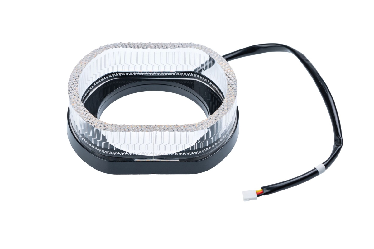 Ангельские глазки на линзу 3,0 Ангельские глазки на линзу 3,0" белый+жёлтый, форма овал