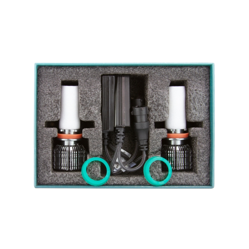 Светодиодные лампы MTF Light CYBER LIGHT PRO, H11/H9, 6000K, 6500 лм, 65 Вт, комплект 2 шт.