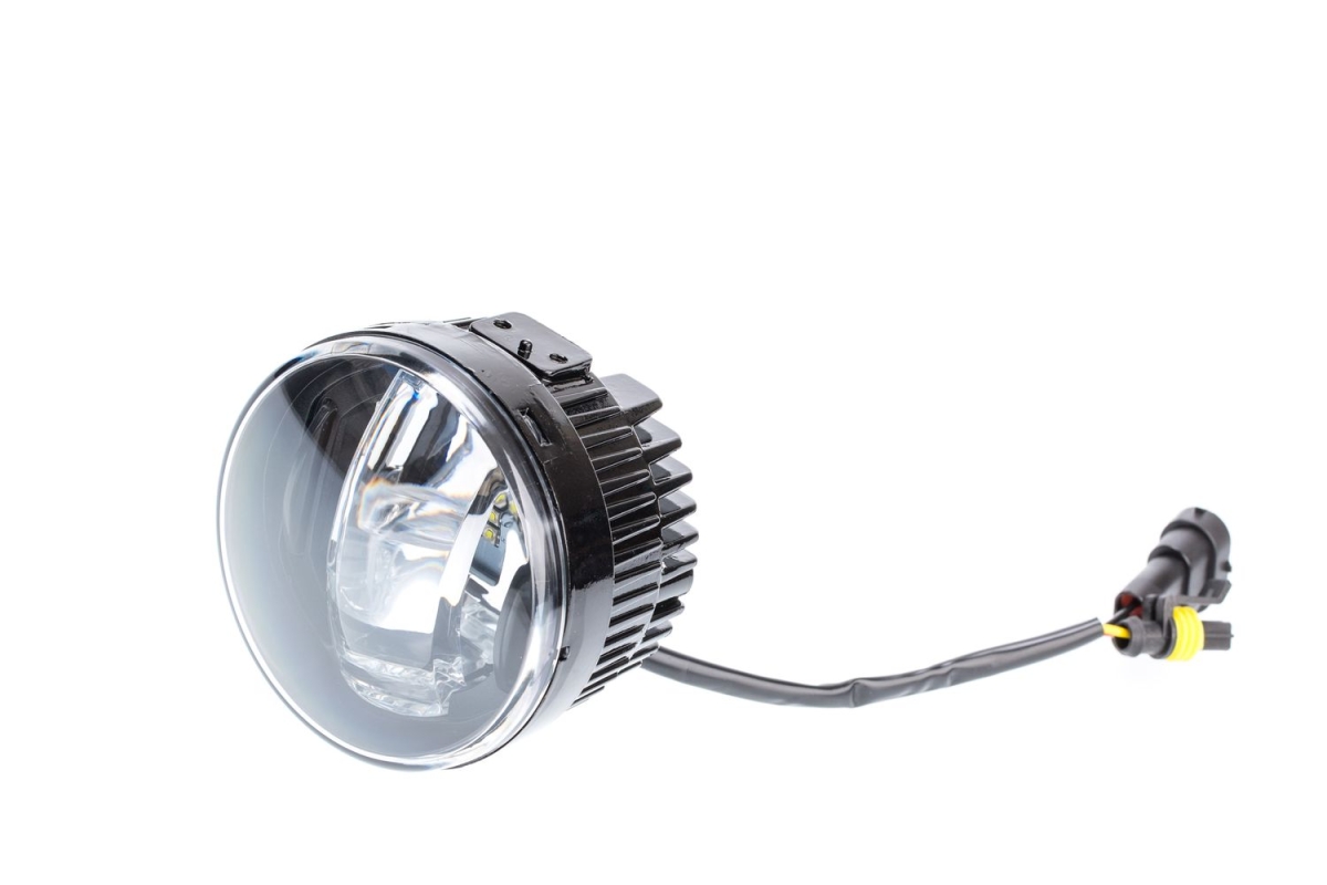 Светодиодная ПТФ Optima Fog Light 098 Nissan/Honda, 90мм, 7W/0.4W, 5500K, 12&ndash;24V ( DRL)