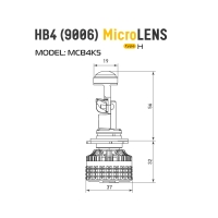Светодиодные Лампы / линзы H11 / H8 / H16 MTF Light MicroLENS 12/24 В, 55 Вт, 6000 К, 4000 лм, комплект Светодиодные Лампы / линзы H11 / H8 / H16 MTF Light MicroLENS 12/24 В, 55 Вт, 6000 К, 4000 лм, комплект