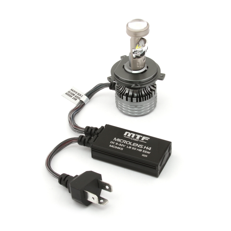 Светодиодные Лампы / линзы H11 / H8 / H16 MTF Light MicroLENS 12/24 В, 55 Вт, 6000 К, 4000 лм, комплект H4 (H19) Светодиодные Лампы / линзы H11 / H8 / H16 MTF Light MicroLENS 12/24 В, 55 Вт, 6000 К, 4000 лм, комплект H4 (H19)