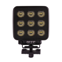 Светодиодный прожектор MTF Light MAXIMUM BLACK — 50W, 12–36V, 5000 lm, квадратный, ECE R10