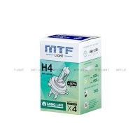 Галогенная лампа MTF Light автомобильная  LONG LIFE x4 H4