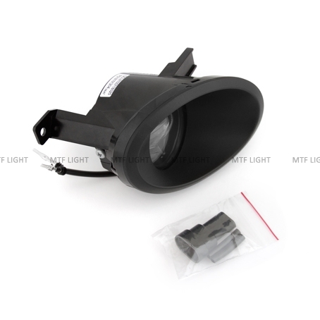 Фары противотуманные светодиодные MTF Light VW / SEAT — линза, 12 В, 5000 К, 10 Вт, ECE R19 / E4, комплект