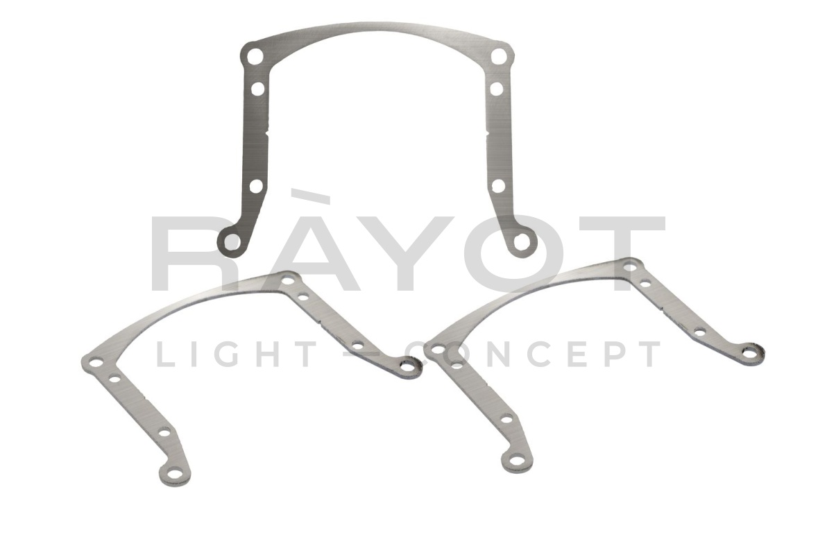 Переходные рамки Toyota Camry IX (XV70) дорестайл [2017-2021] LED под линзы Hella 3r/5r, Би-Лед