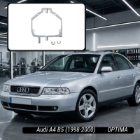 Audi A4 B5 Рестайлинг (1998-2000) под линзы Hella 3R/Optima