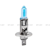 Галогенные лампы MTF Light VANADIUM — 12В, 55Вт, усиленный белый свет, комплект H1 x VANADIUM 5000K