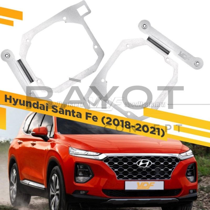 Переходные рамки для Hyundai SANTA FE 2018-2022 (v2)
