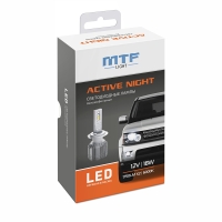 Светодиодные лампы MTF Light ACTIVE NIGHT, H3, 6000K, 1750 лм, 18 Вт, комплект 2 шт