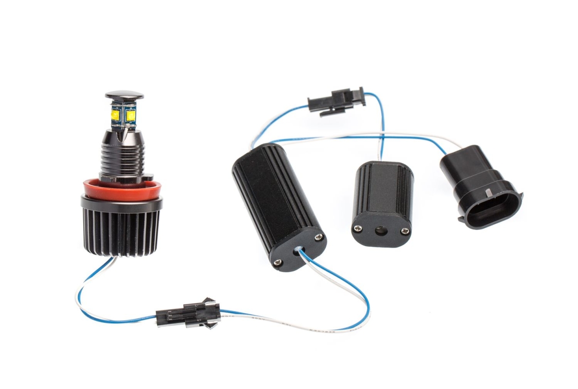 Светодиодный маркер BMW Angel Eyes Optima Premium H8, 40W, 1800Lm, 5100K, 12V (CREE XT‑E*4LED, компл. 2 шт)