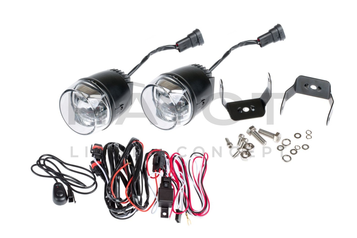 Светодиодная противотуманная фара Optima LED FOG 70мм Универсальная - LFL-1275