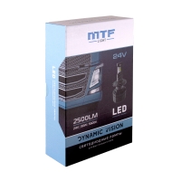 Светодиодные лампы MTF Light DYNAMIC VISION LED, H11/H9, 24V, 5500K, 2500 лм, 28 Вт, комплект 2 шт.