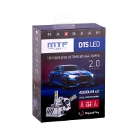 Светодиодные лампы D1S, MTF Light, MaxBeam, 85V, 35W, 4500lm, 6000K, кулер Светодиодные лампы D1S, MTF Light, MaxBeam, 85V, 35W, 4500lm, 6000K, кулер