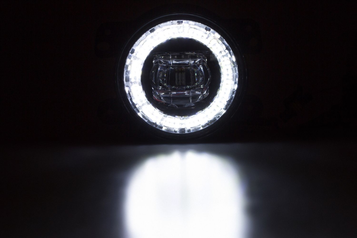 Светодиодная ПТФ Optima Fog Light 675 Jeep/Dodge, 100мм, 6W, 5500K, 12&ndash;24V