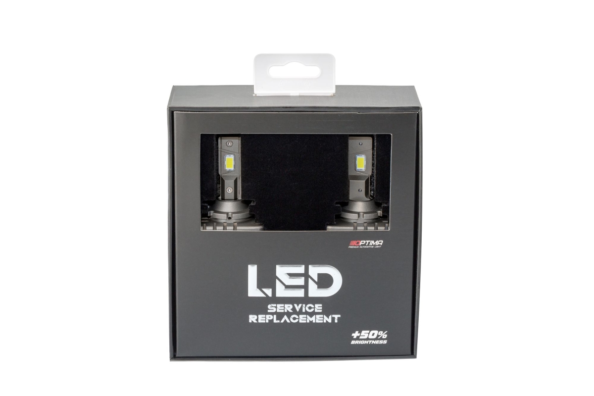 Светодиодная лампа Optima LED Service Replacement D3S 5000K +50% Light &mdash; комплект 2 шт.