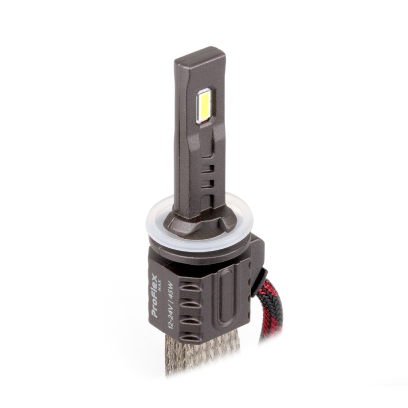 Светодиодные лампы H27 (880/881), MTF Light, ProFLEX MAX, 12–24V, 45W, 4500lm, 6000K, без кулера Светодиодные лампы H27 (880/881), MTF Light, ProFLEX MAX, 12–24V, 45W, 4500lm, 6000K, без кулера