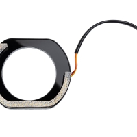 Ангельские глазки на линзу 3,0" белый+жёлтый, форма L