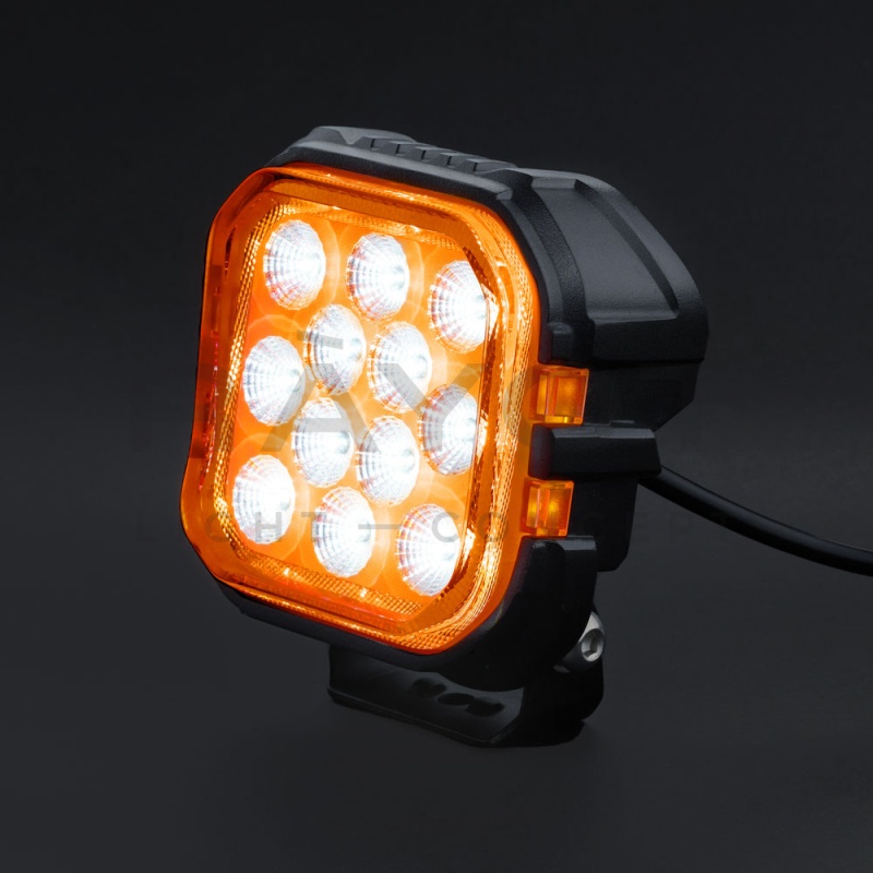 Светодиодный прожектор MTF LIGHT двухрежимный, серия POD LIGHT, 12-24В, 60Вт, 4500лм, 6000К, шт.