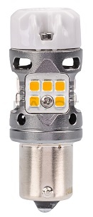 Светодиодные лампы Optima LED ОНИКС PY21W, YELLOW, 2800K, 1000Lm, CAN, 12V, (1156, BAU15),  (2 шт.)